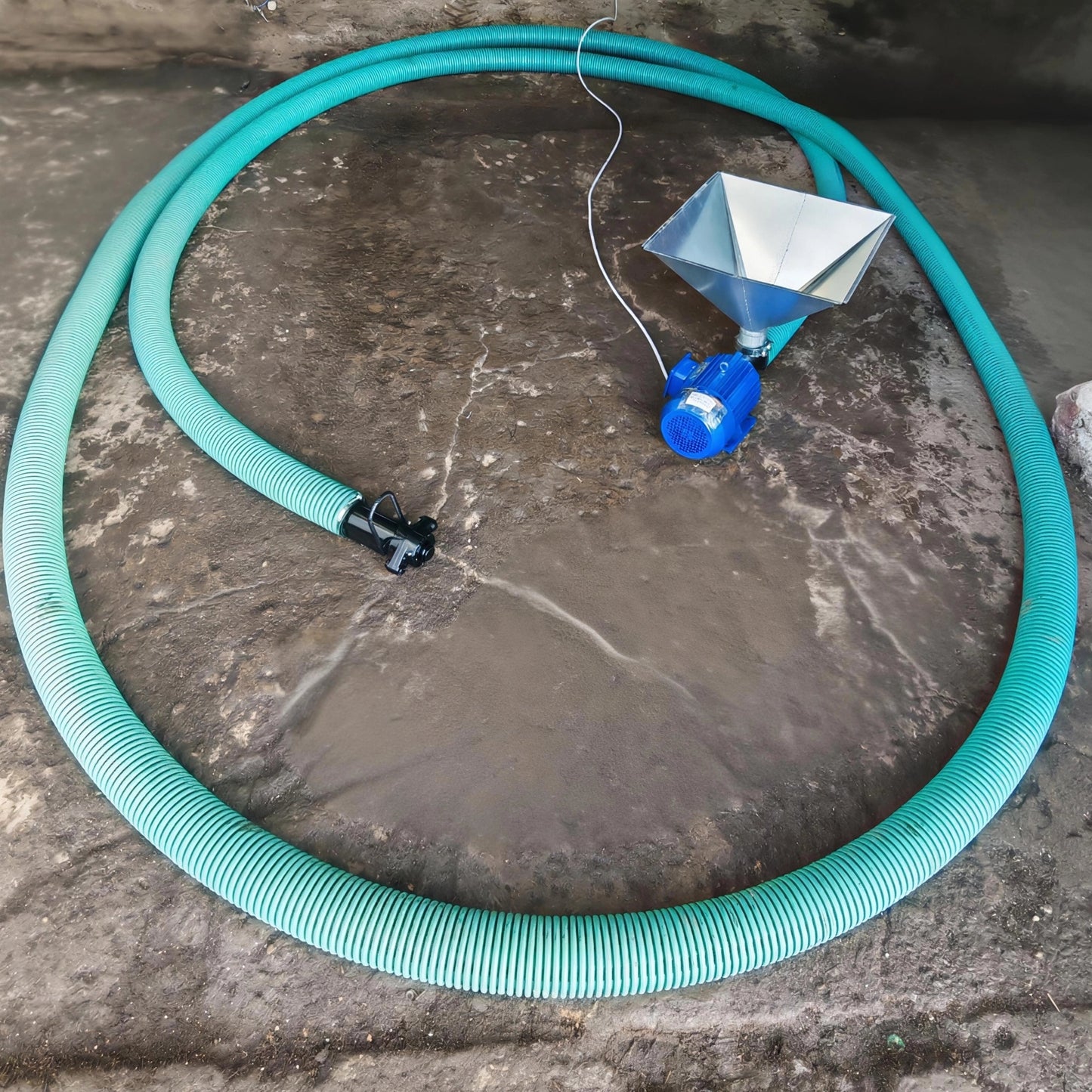 used flexible screw conveyor hopper