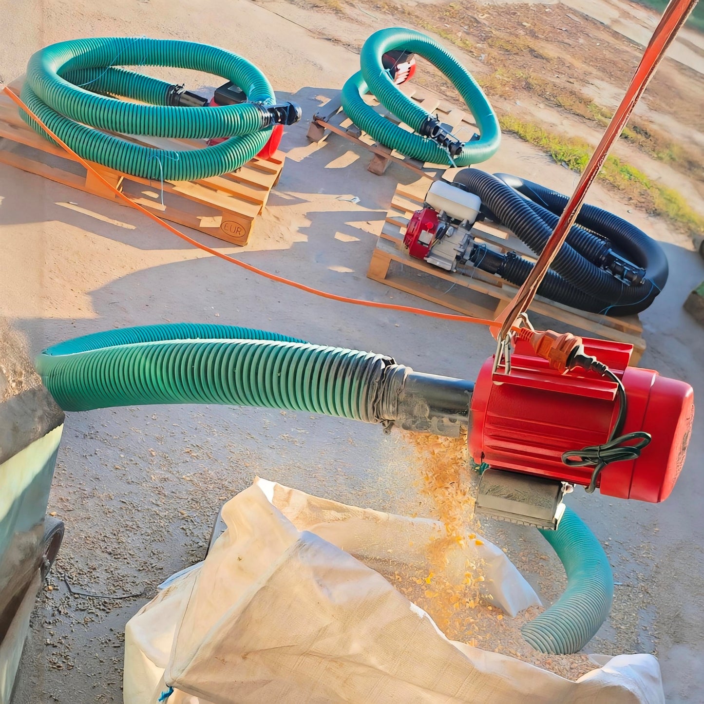 220V Flexible screw conveyor