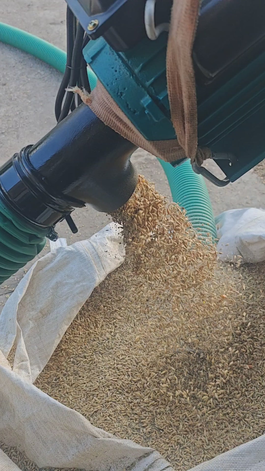 220V Flexible screw conveyor - grain transporter for standard household power